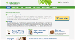 Desktop Screenshot of naturacure.net